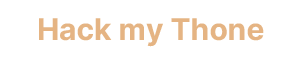 Hack My Thon logo
